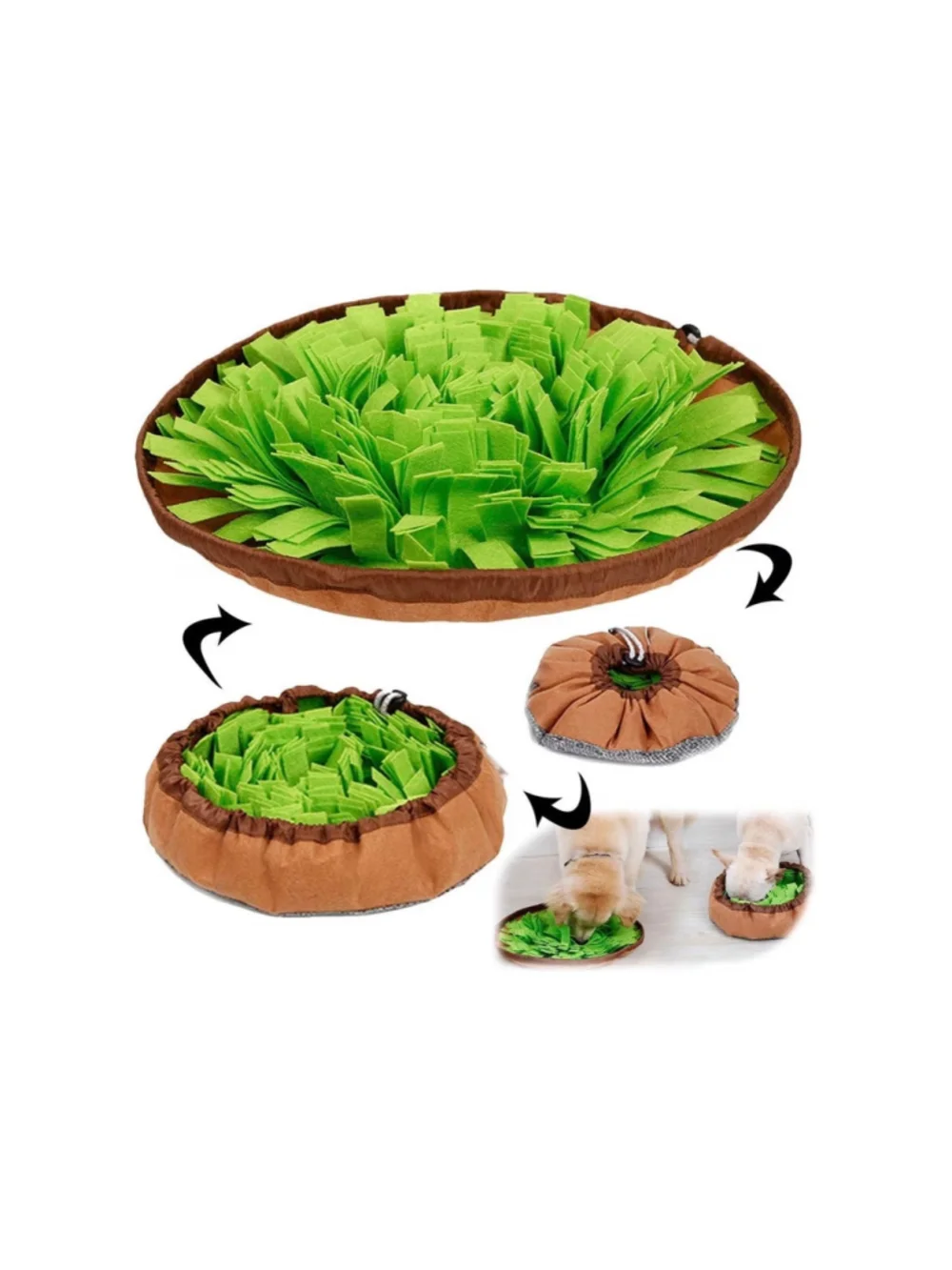 NEW Pet Snuffle Mat Dogs Interactive Feed Game Boredom, Encourage